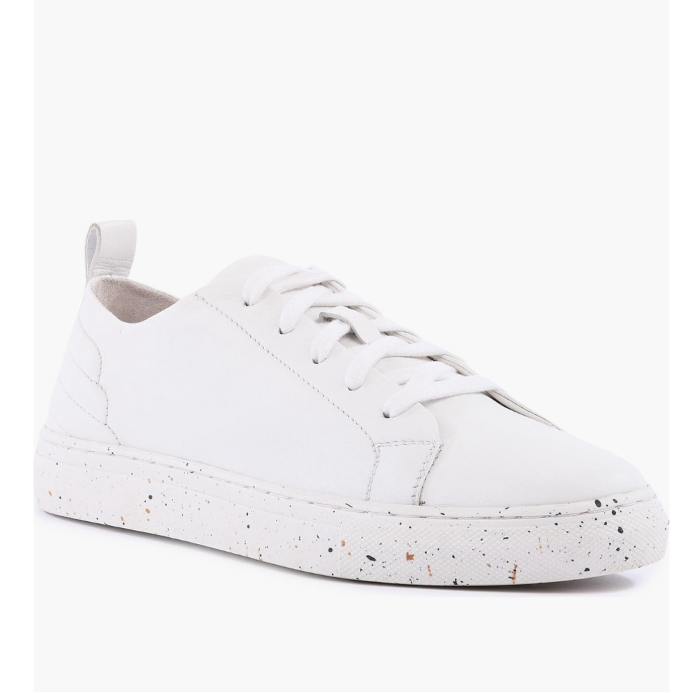 NEW $120 Seychelles Renew White Speckled Casual Sneakers 6.5M